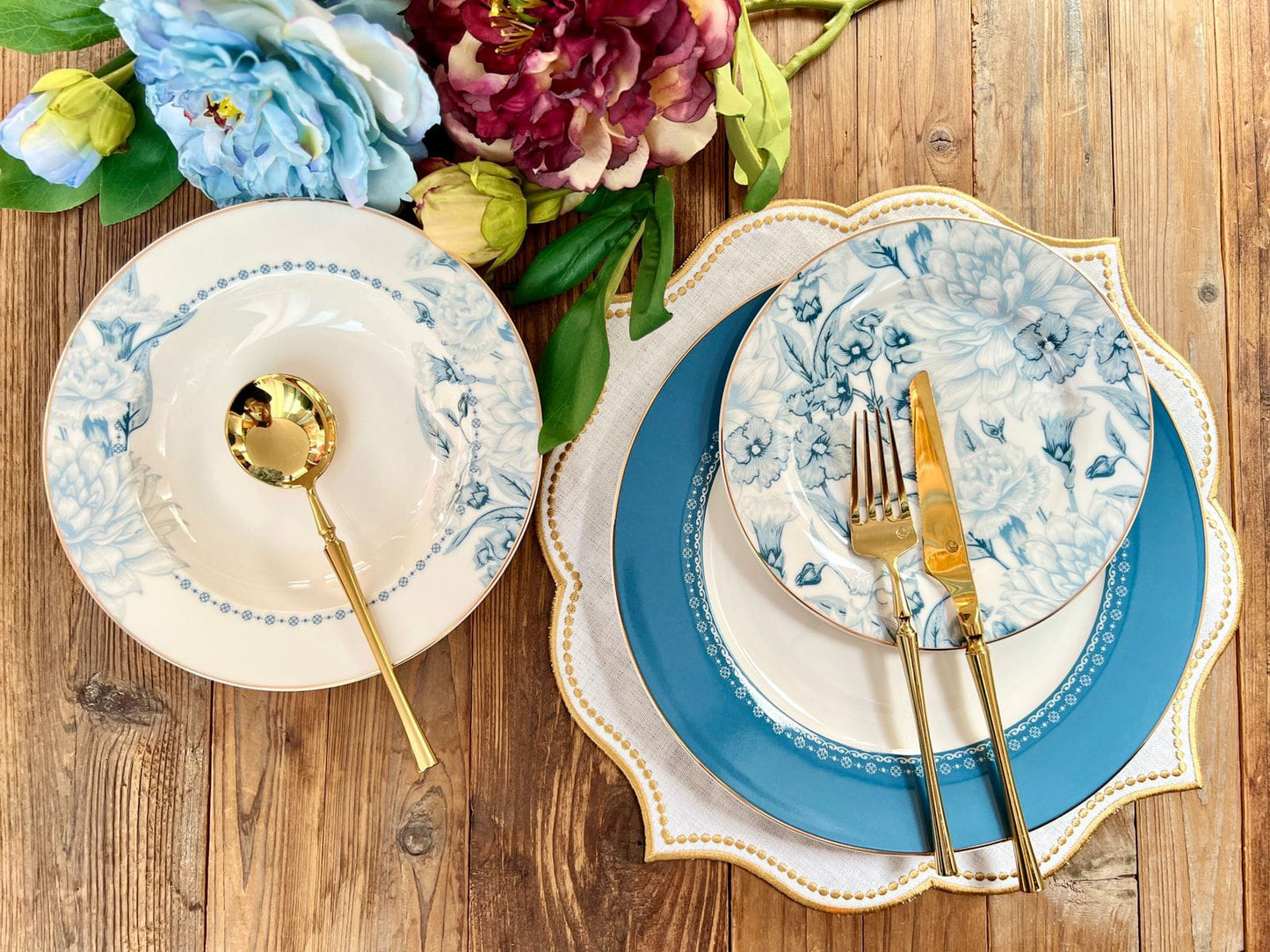 Imported Johnson Bros Style Plate Set_Made In China_More & More Crockery