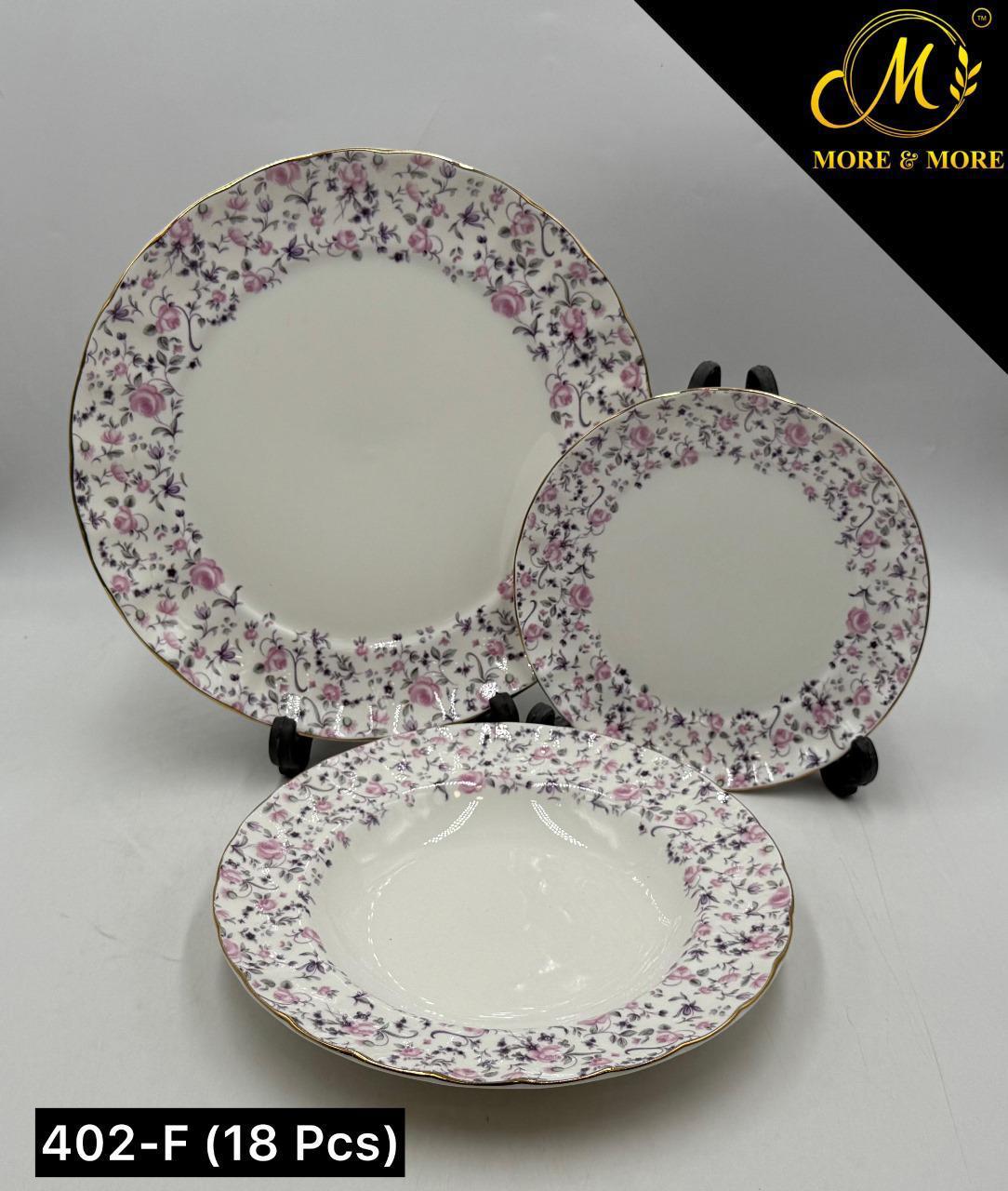 Imported Royal Albert Style Plate Set_Made In China_More & More Crockery