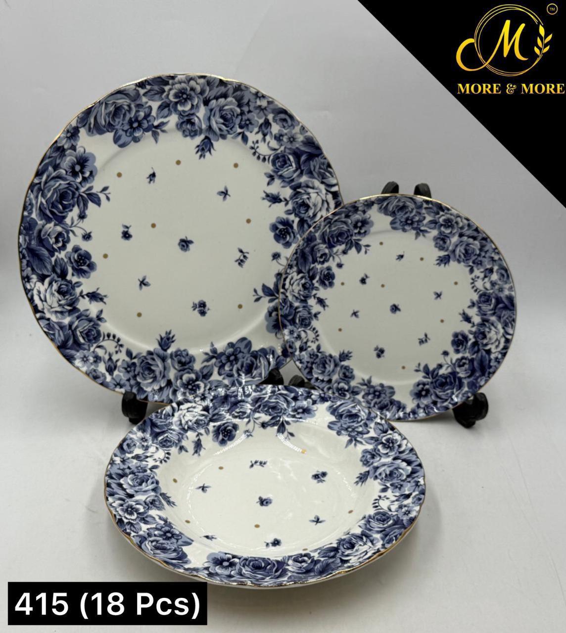 Imported Royal Albert Style Plate Set_Made In China_More & More Crockery
