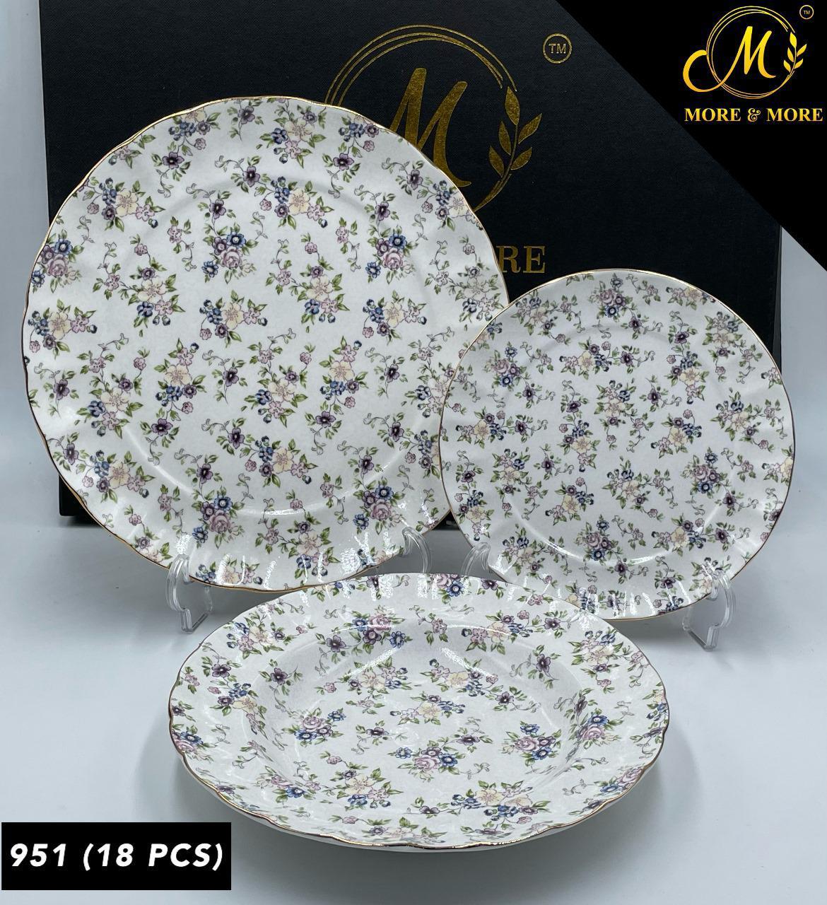 Imported Royal Albert Style Plate Set_Made In China_More & More Crockery