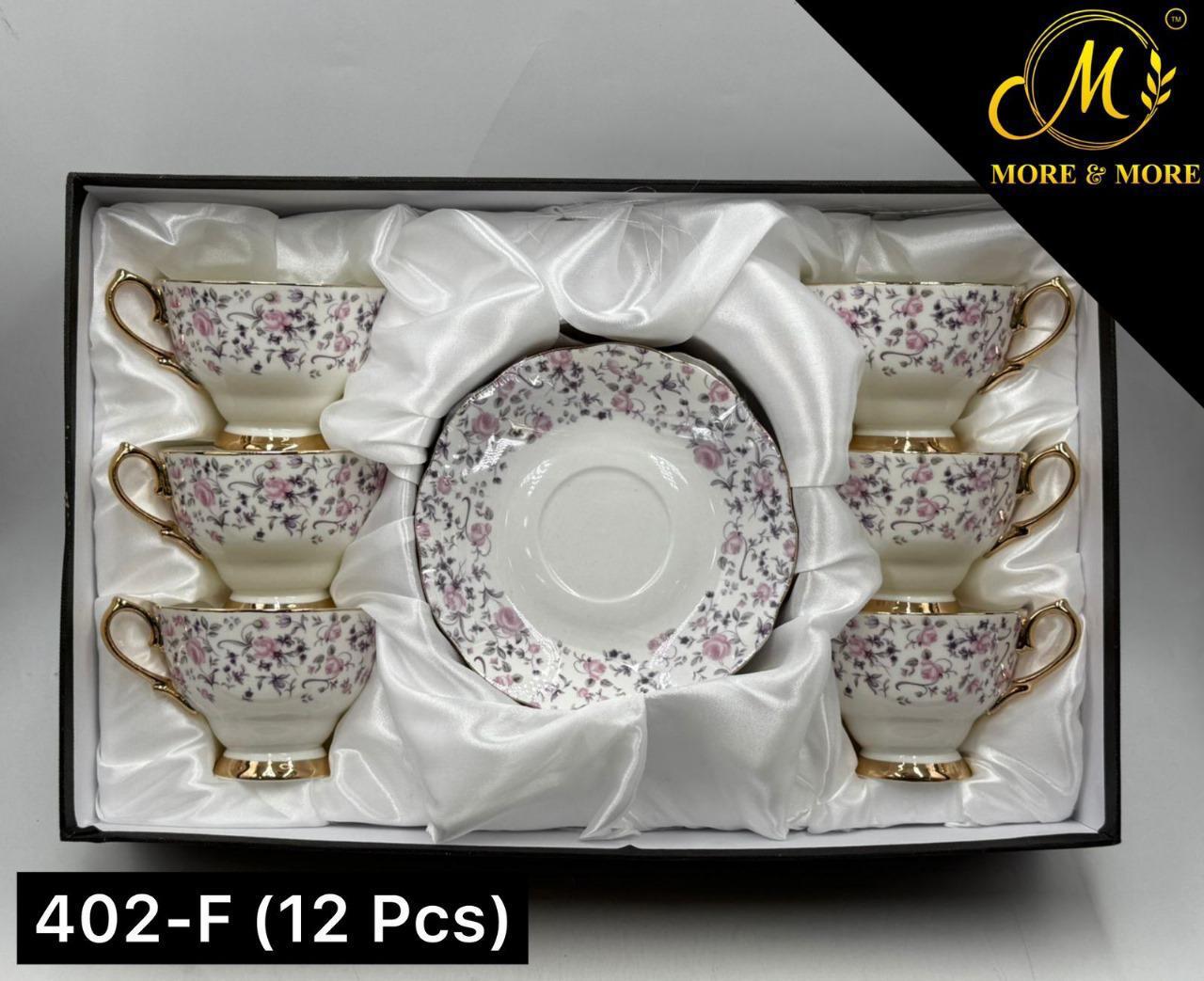 Imported Royal Albert Style Cup & Saucer Set_Made In China_More & More Crockery
