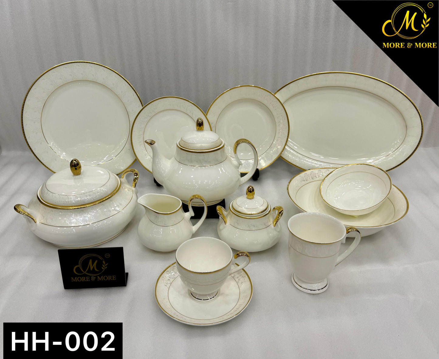 MORE & MORE CROCKERY Dinner Set_Made In China in Super Bone China Material