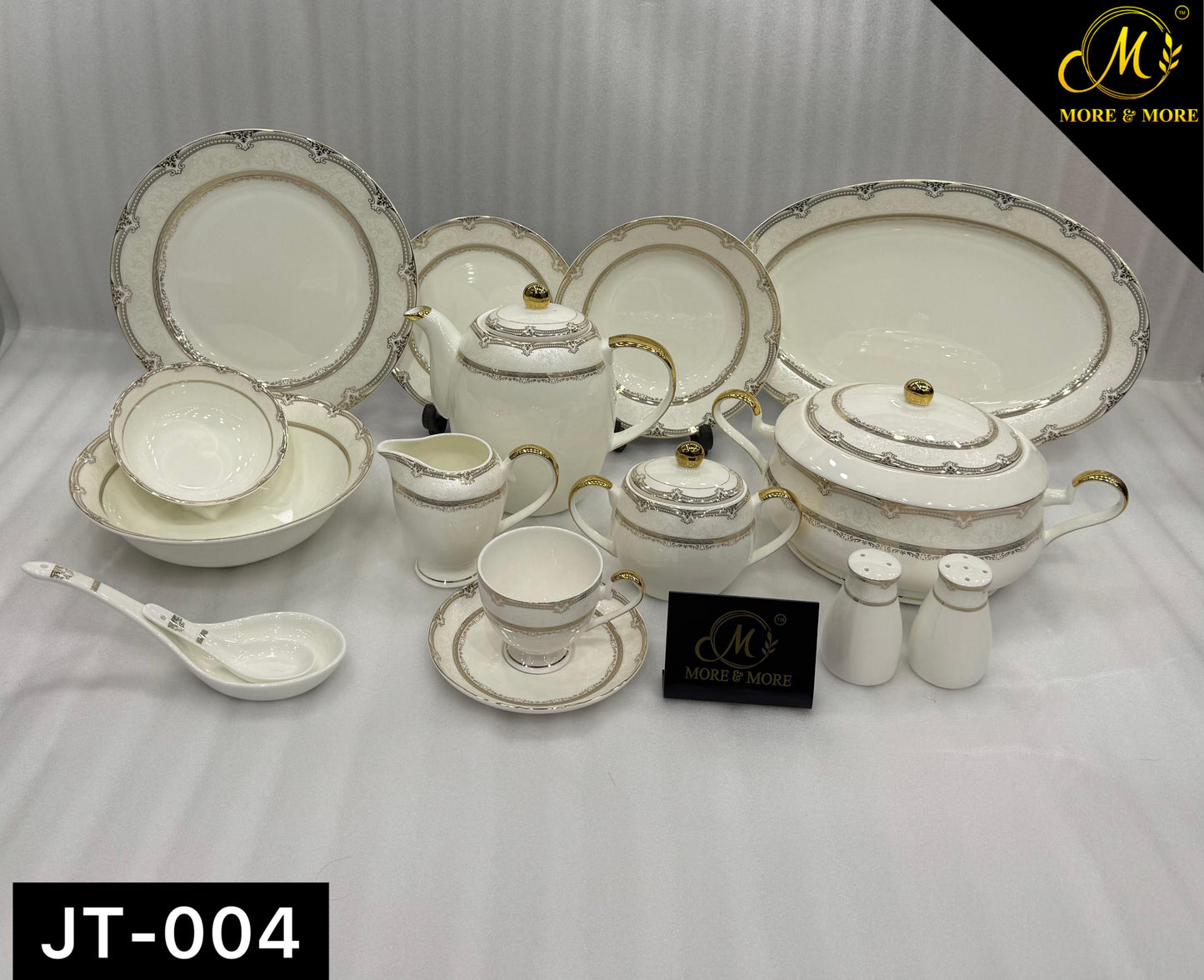 MORE & MORE CROCKERY Dinner Set_Made In China in Super Bone China Material