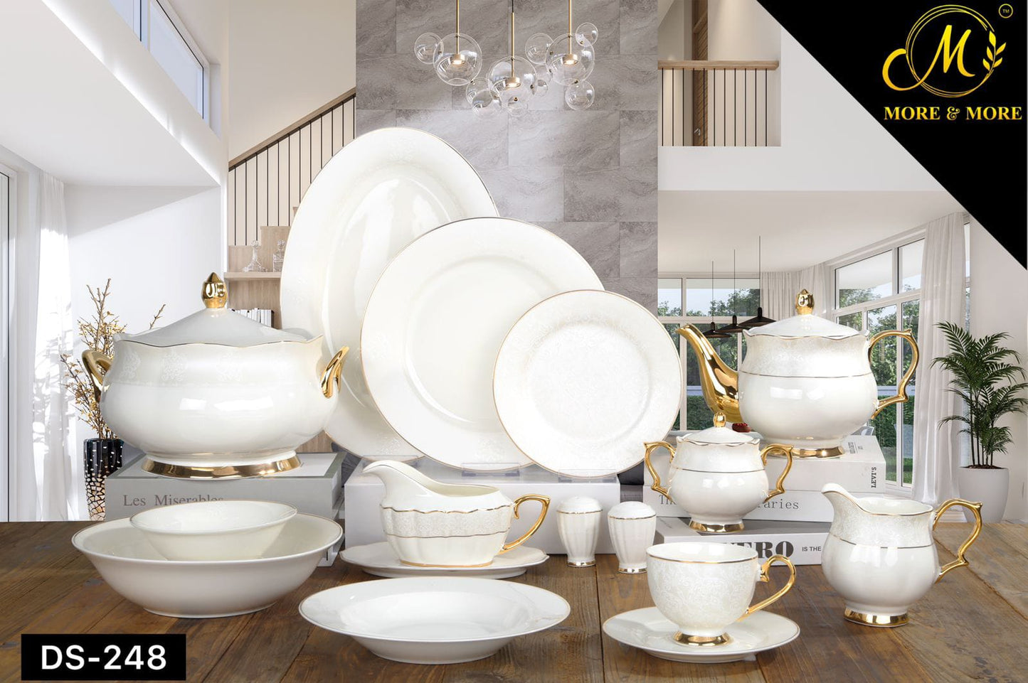 Johnson Bros Style Dinner Set_Made In China in Super Bone China Material_More & More Crockery