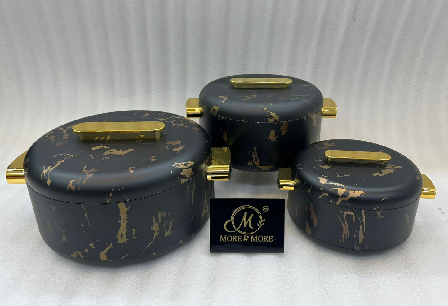 Forever Gold HotpotEB 9135T (Black Marble) | More & More Crockery