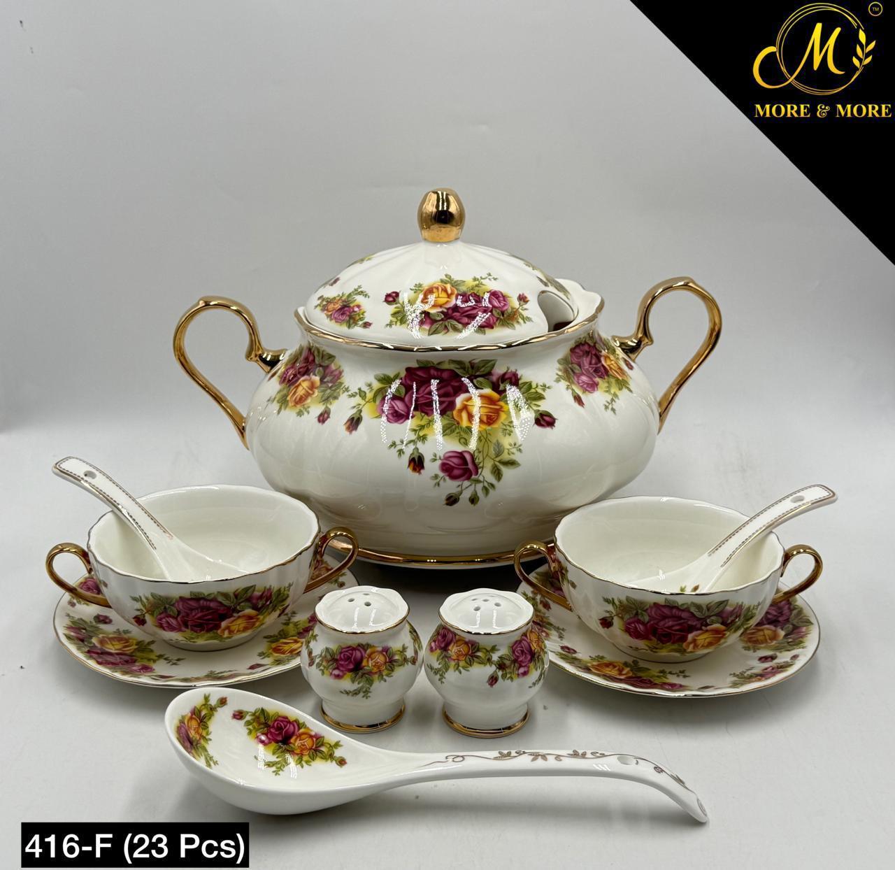 Royal Albert Style 23-Pcs Soup Set | 416-F