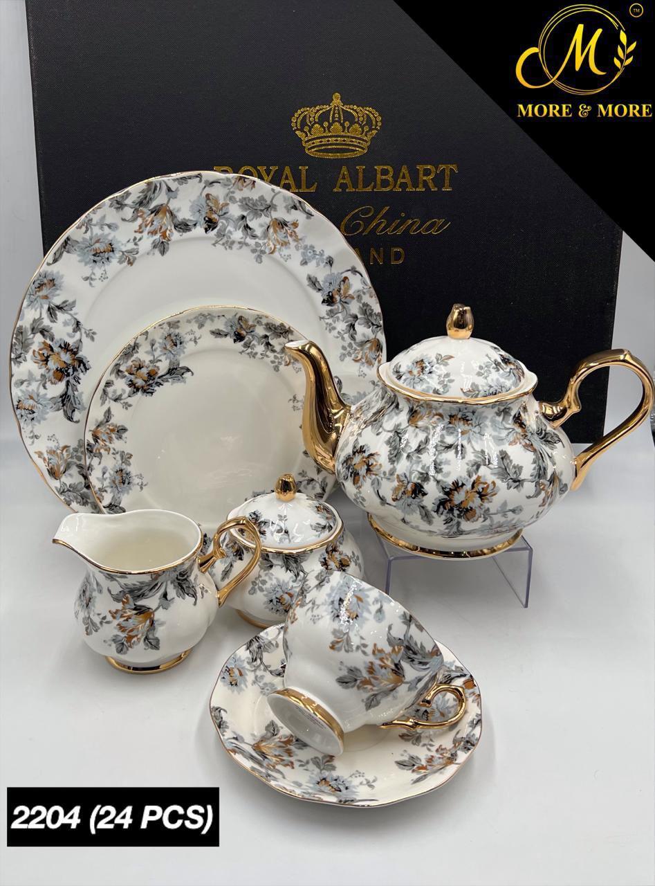 Imported Royal Albert Style Tea Set_Made In China_More & More Crockery
