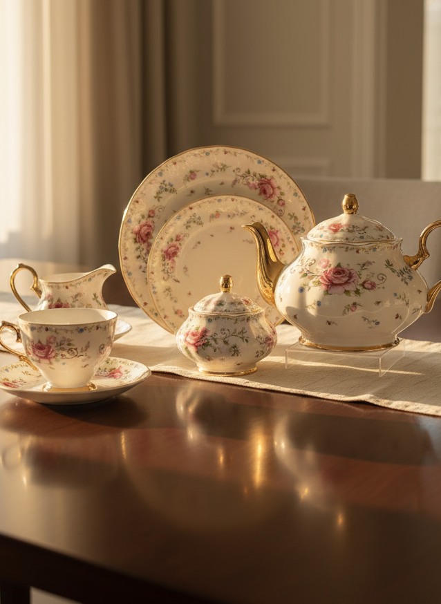 Royal Albert Style Tea Set – Design : 406-F