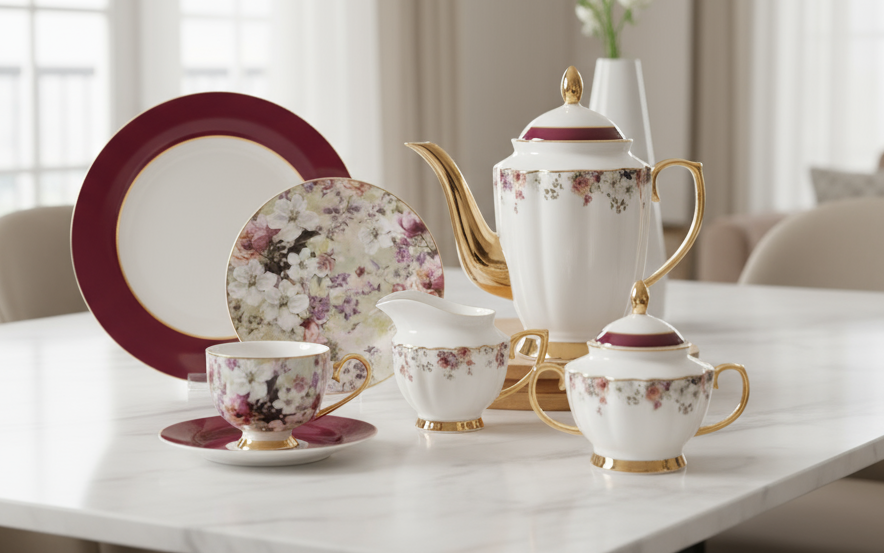 Johnson Bros-Inspired Tea Set – Design : DS-402