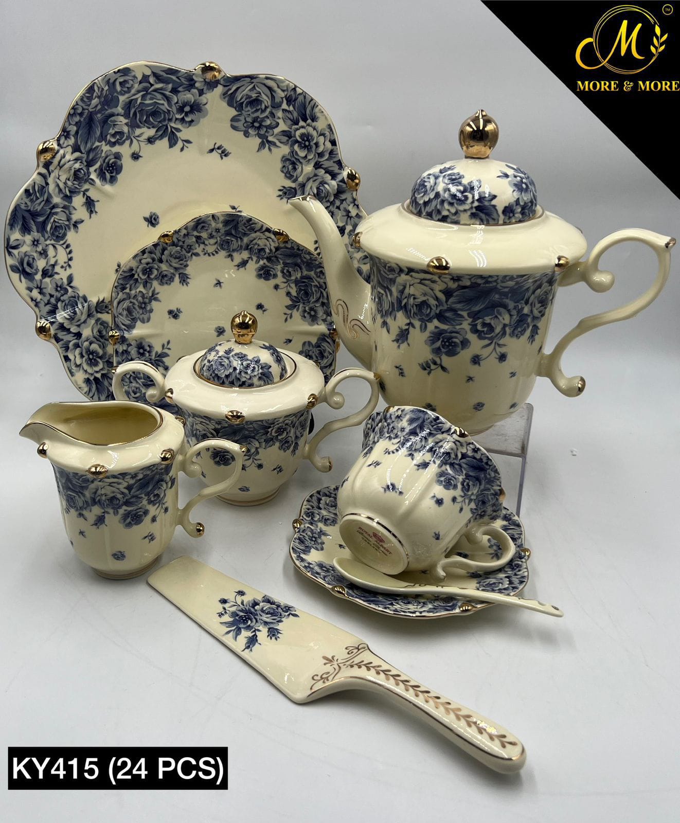 Imported Royal Albert Style Tea Set_Made In China_More & More Crockery