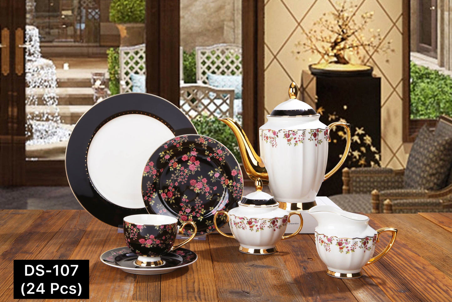 Johnson Bros Inspired Tea Set - Design: DS-107
