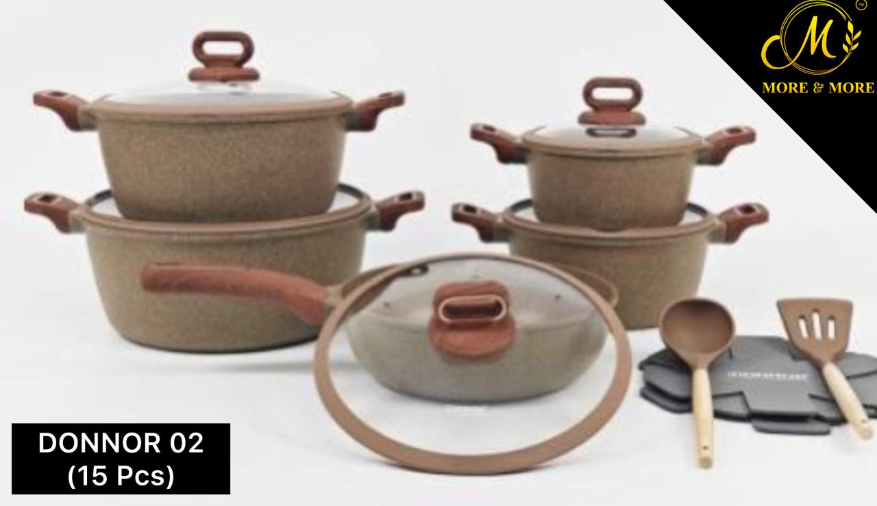15-Pcs Non-Stick Cookware Set | Donnor 02 - B
