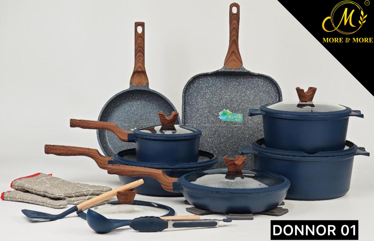 21-Pcs Non-Stick Cookware Set | Donnor 01 - B