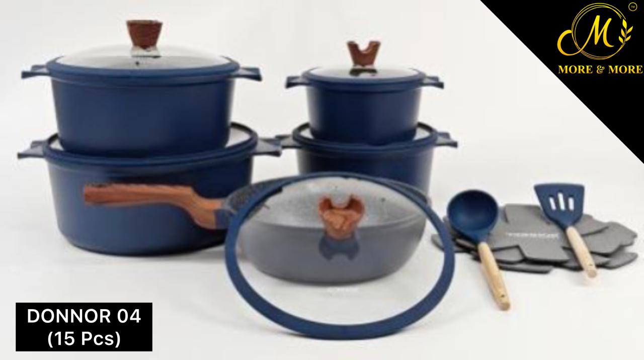 15-Pcs Non-Stick Cookware Set | Donnor 04 - B