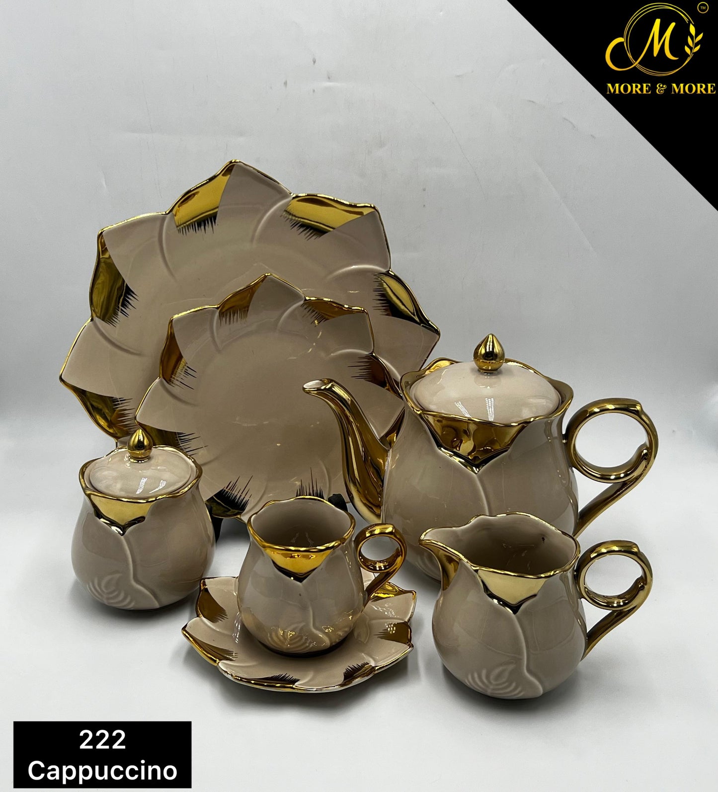 Colourful 24 Pcs Tea Set