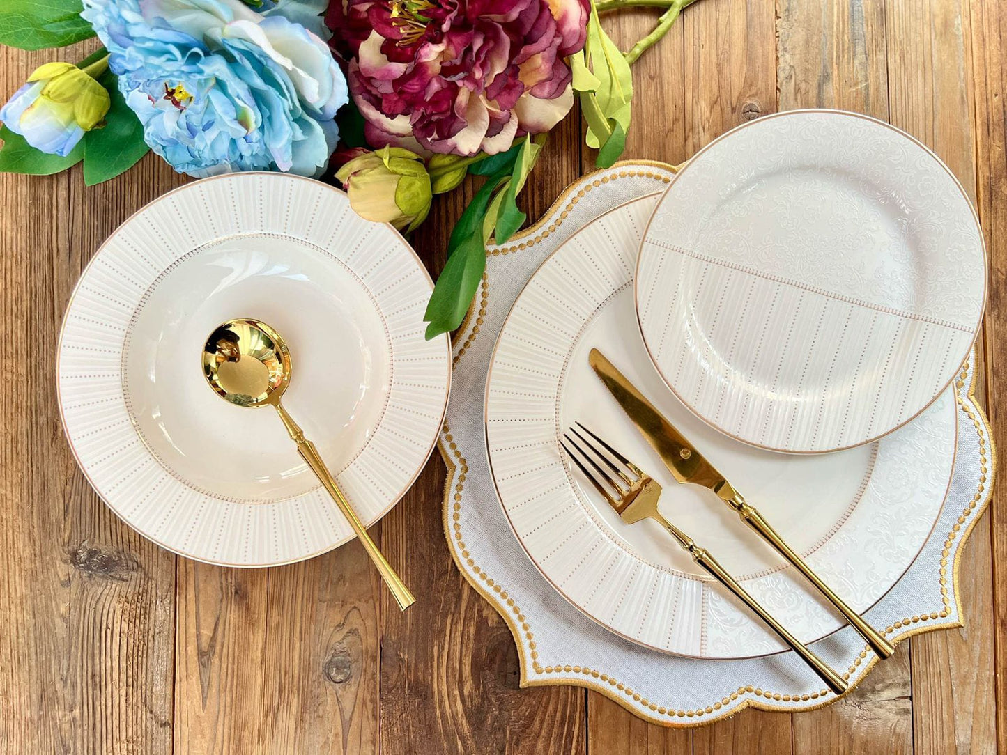 Imported Johnson Bros Style Plate Set_Made In China_More & More Crockery