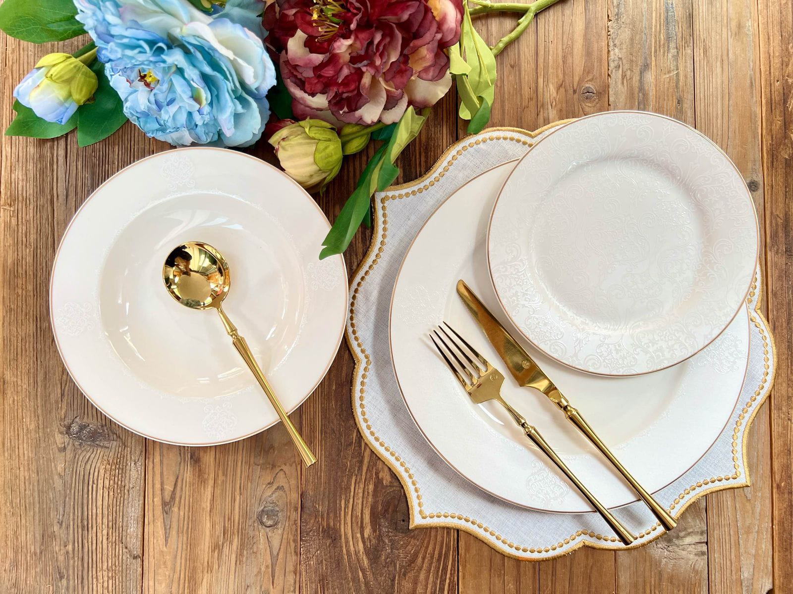 Imported Johnson Bros Style Plate Set_Made In China_More & More Crockery