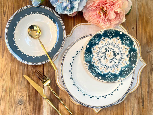 Imported Johnson Bros Style Plate Set_Made In China_More & More Crockery