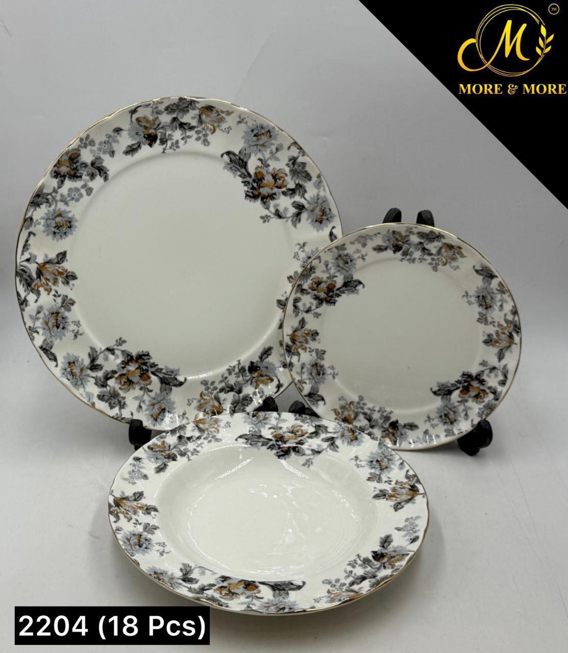 Imported Royal Albert Style Plate Set_Made In China_More & More Crockery