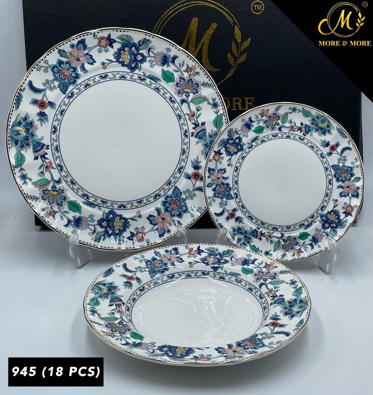 Imported Royal Albert Style Plate Set_Made In China_More & More Crockery