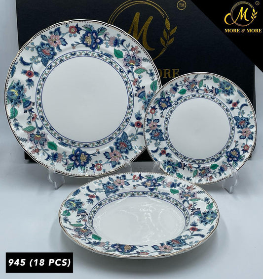 Imported Royal Albert Style Plate Set_Made In China_More & More Crockery