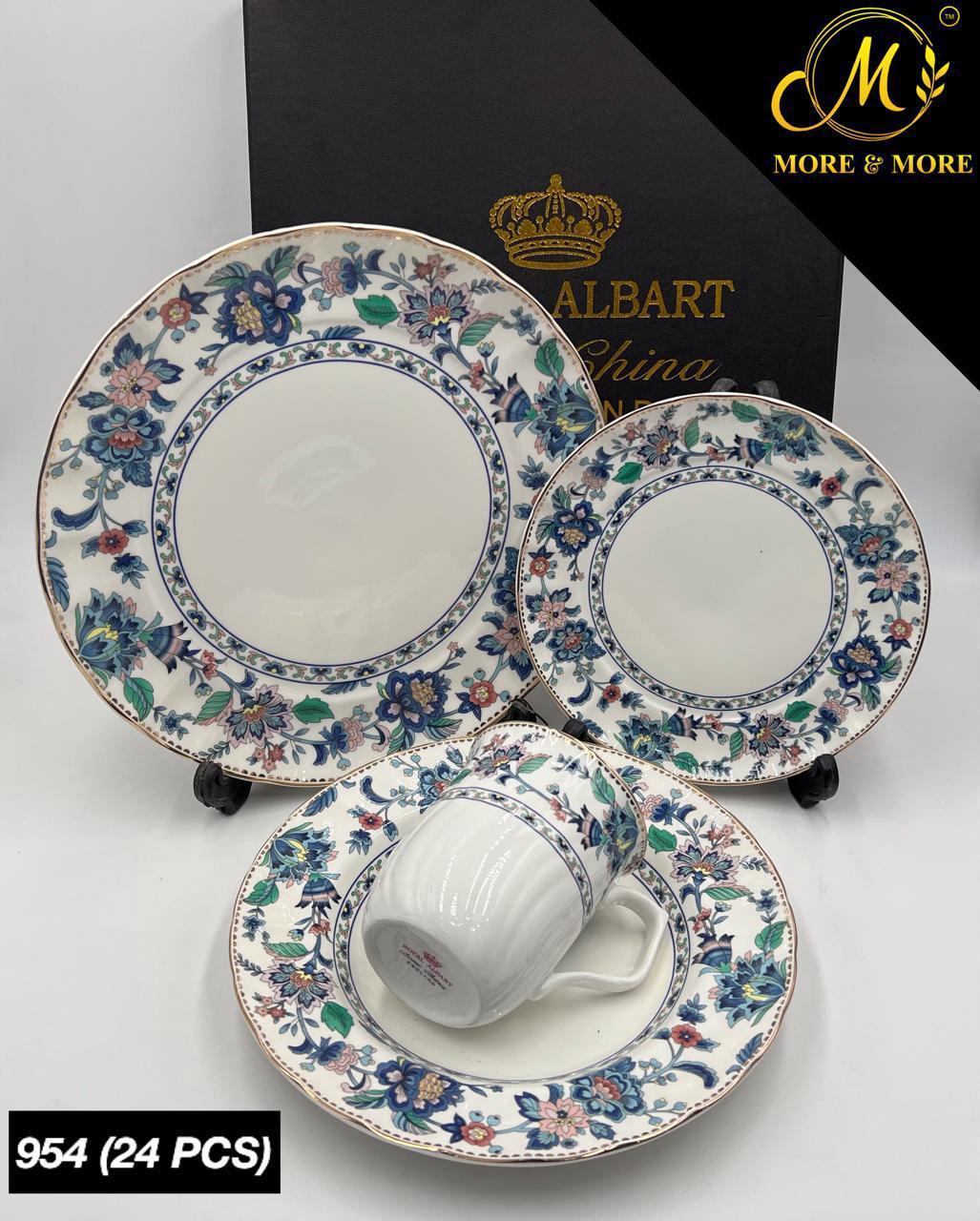 Imported Royal Albert Inspired Plate Set_Made In China_More & More Crockery