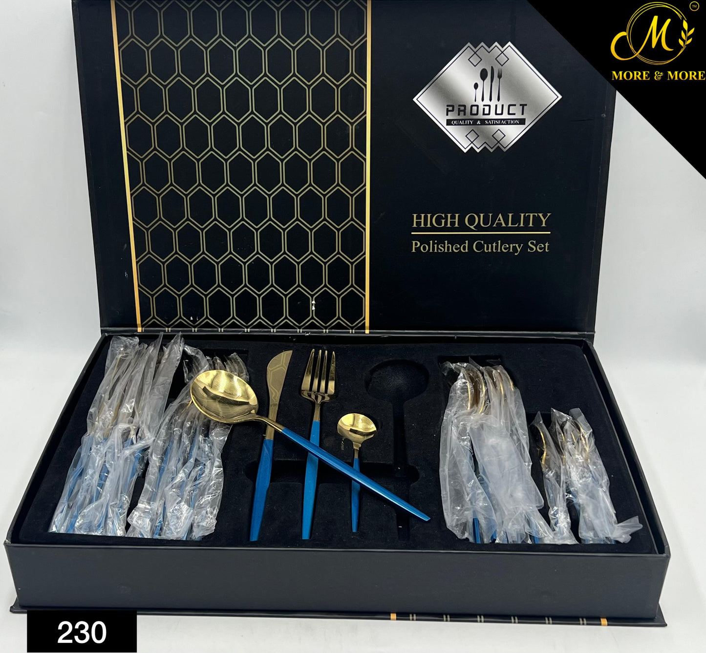 24 Pcs Box Cutlery Set For 6 Persons Serving