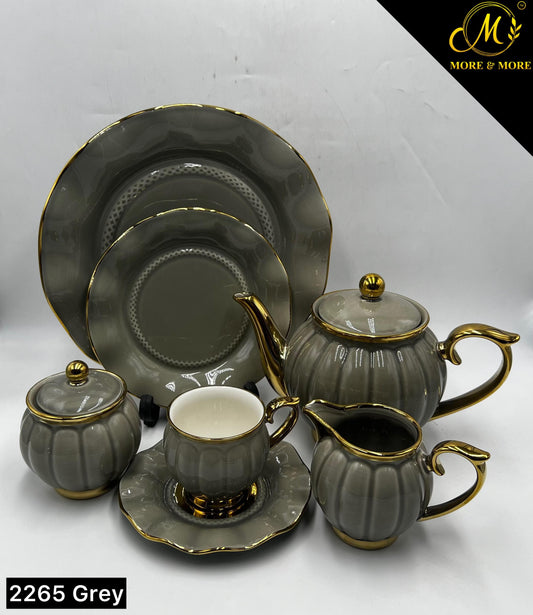 Colourful 24 Pcs Tea Set