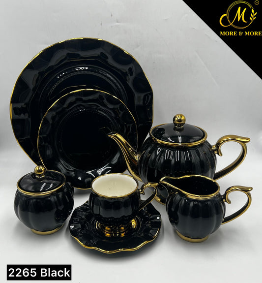 Colourful 24 Pcs Tea Set