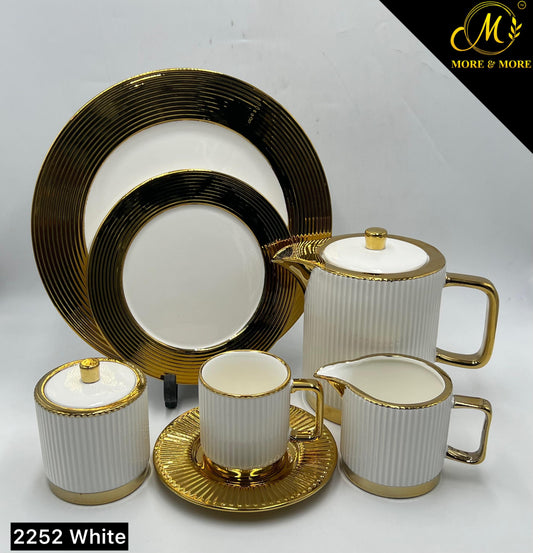 Colourful 24 Pcs Tea Set