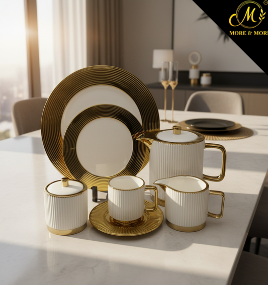 Colourful 24 Pcs Tea Set