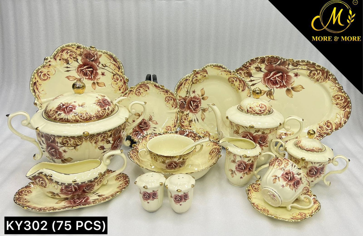 Royal Albert Dinner Set (Off-White Body)