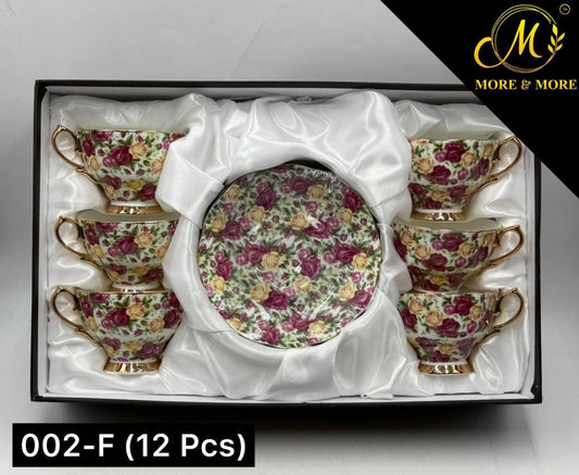 Imported Royal Albert Style Cup & Saucer Set_Made In China_More & More Crockery
