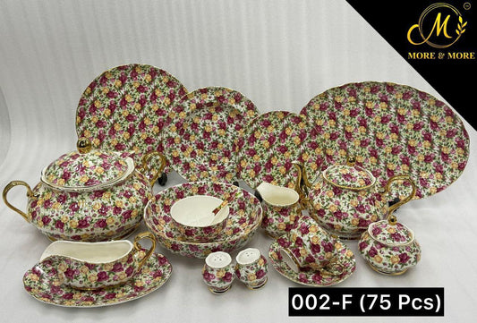 Royal Albert-Inspired Dinner Set_Made In China_More & More Crockery