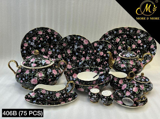 Royal Albert-Inspired Dinner Set_Made In China_More & More Crockery