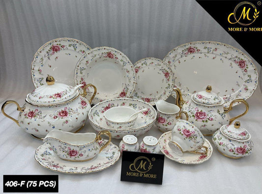Royal Albert-Inspired Dinner Set_Made In China_More & More Crockery