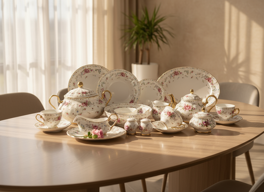Royal Albert Style Dinner Set – Design : 406-F