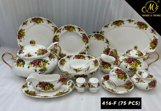 Royal Albert-Inspired Dinner Set_Made In China_More & More Crockery