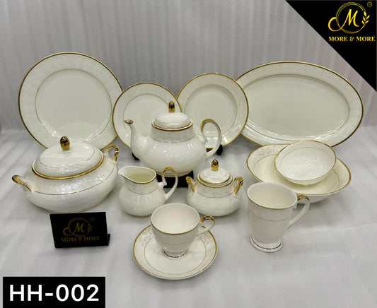 MORE & MORE CROCKERY Dinner Set_Made In China in Super Bone China Material