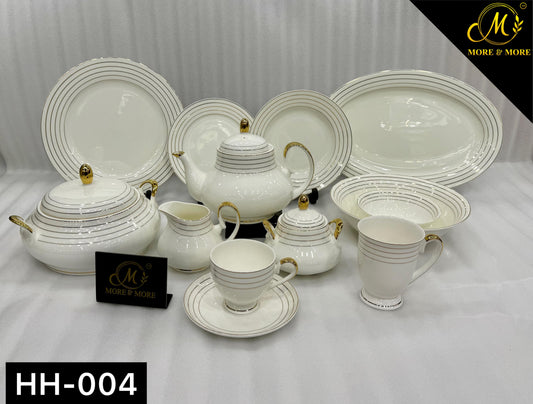 MORE & MORE CROCKERY Dinner Set_Made In China in Super Bone China Material