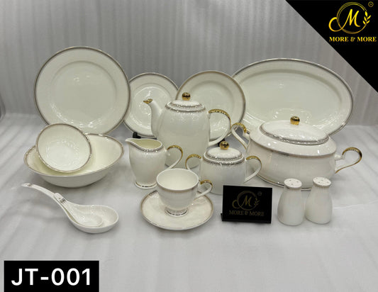 MORE & MORE CROCKERY Dinner Set_Made In China in Super Bone China Material
