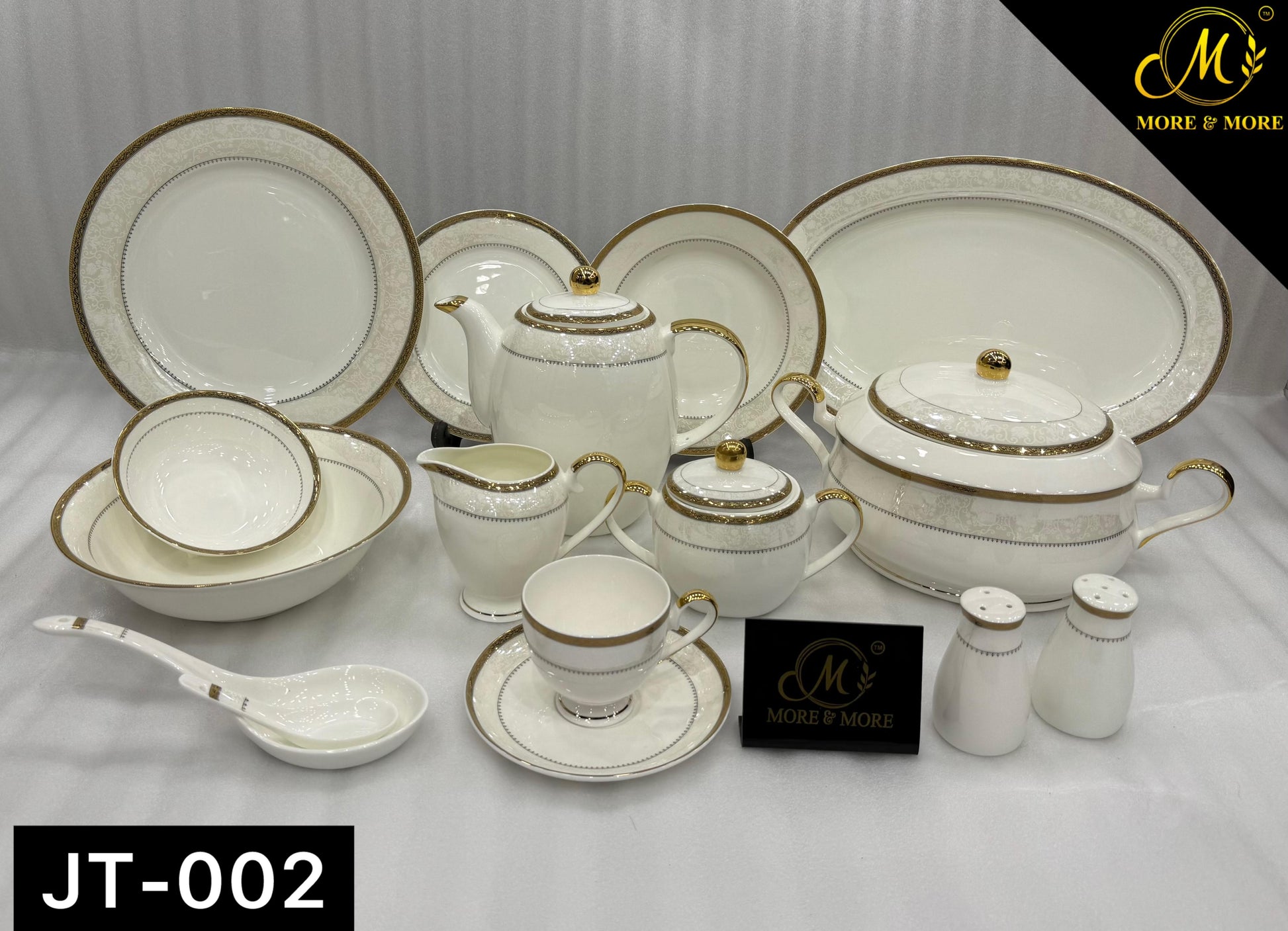 MORE & MORE CROCKERY Dinner Set_Made In China in Super Bone China Material