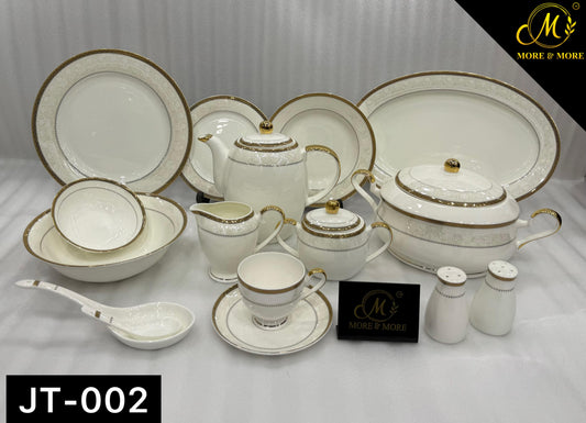 MORE & MORE CROCKERY Dinner Set_Made In China in Super Bone China Material