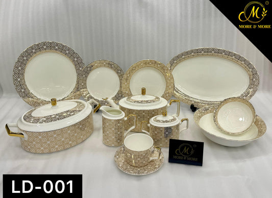 MORE & MORE CROCKERY Dinner Set_Made In China in Super Bone China Material