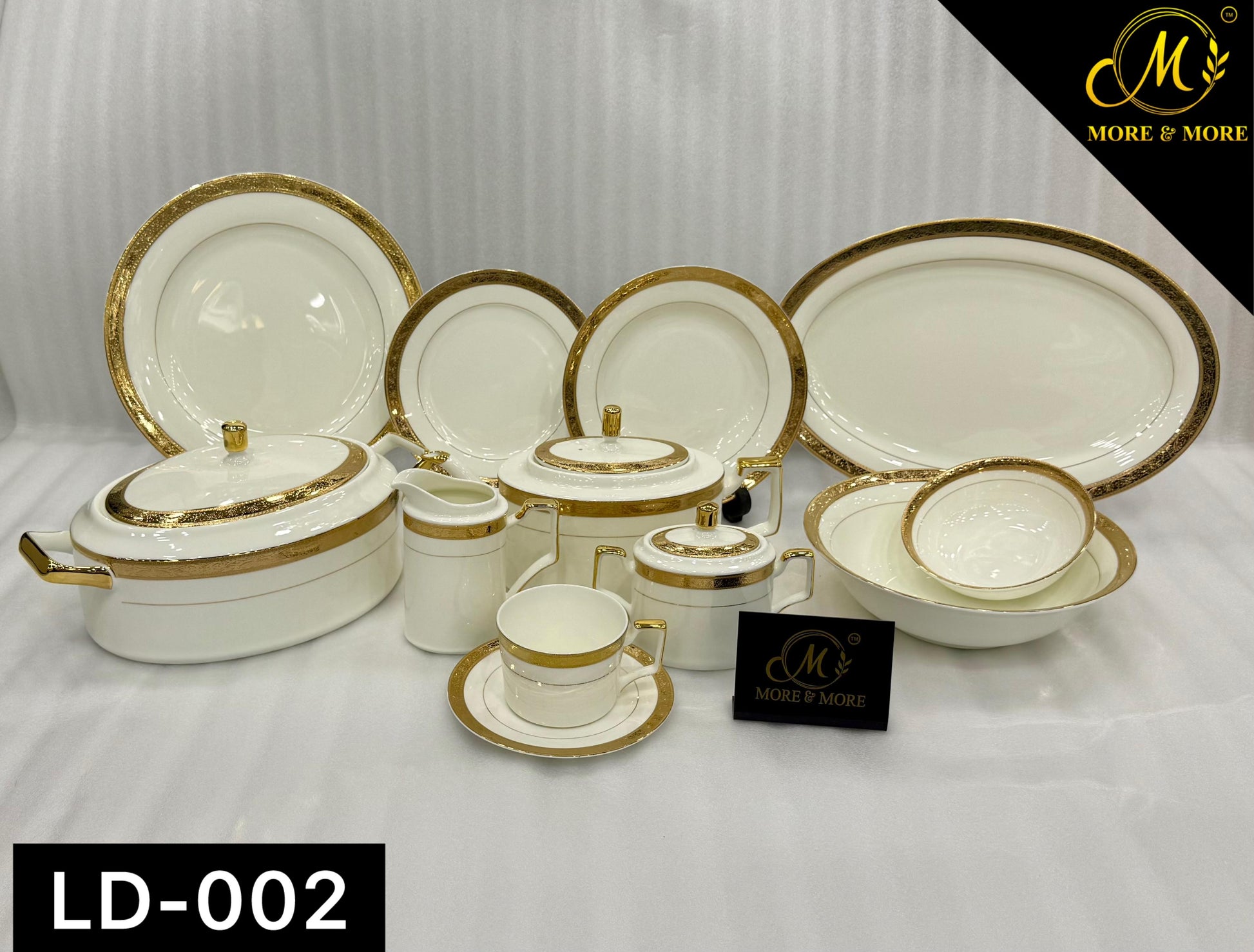 MORE & MORE CROCKERY Dinner Set_Made In China in Super Bone China Material