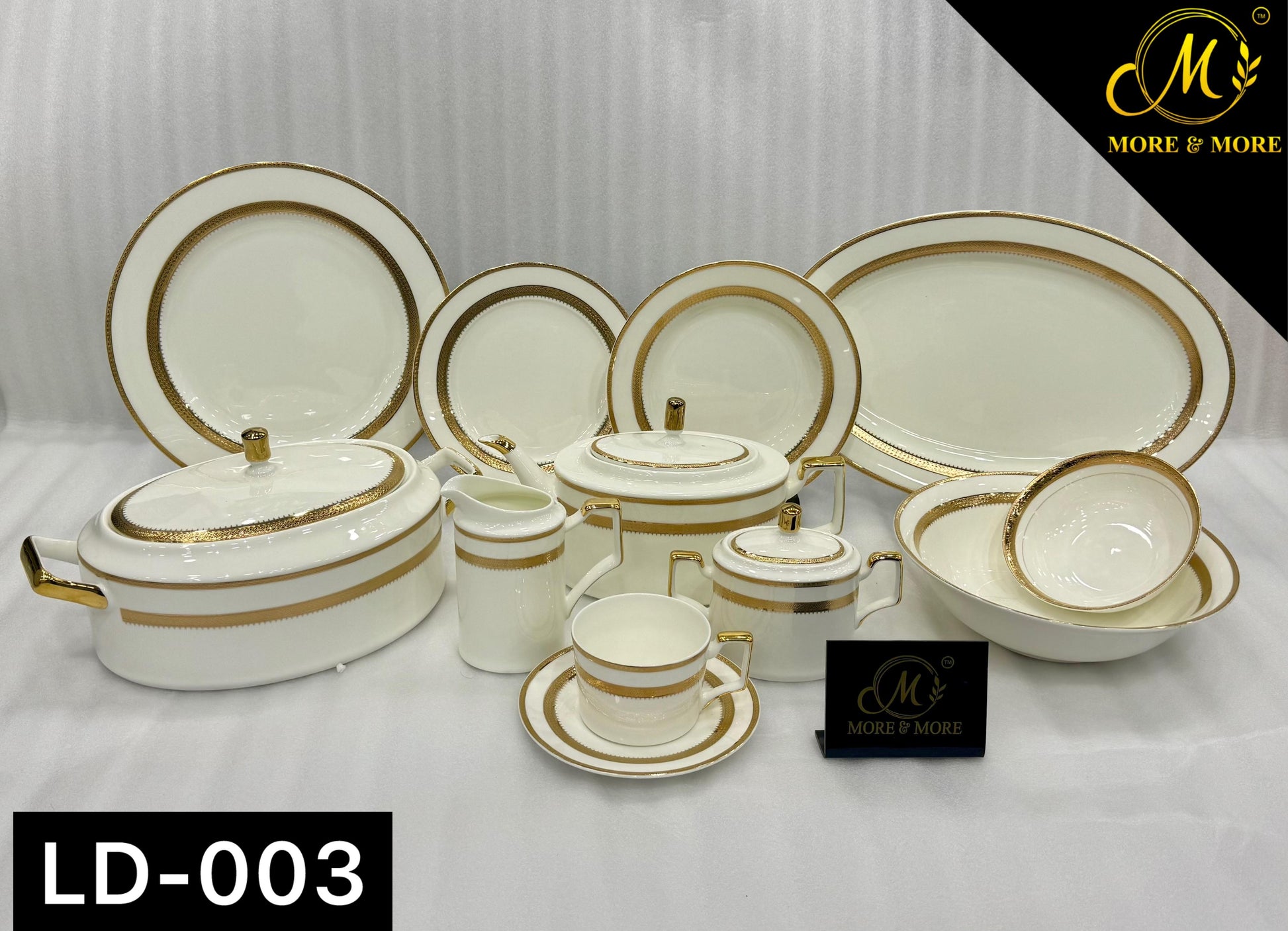MORE & MORE CROCKERY Dinner Set_Made In China in Super Bone China Material