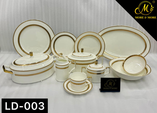 MORE & MORE CROCKERY Dinner Set_Made In China in Super Bone China Material