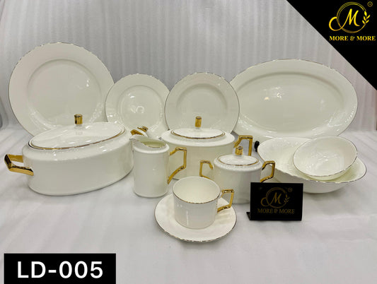 MORE & MORE CROCKERY Dinner Set_Made In China in Super Bone China Material