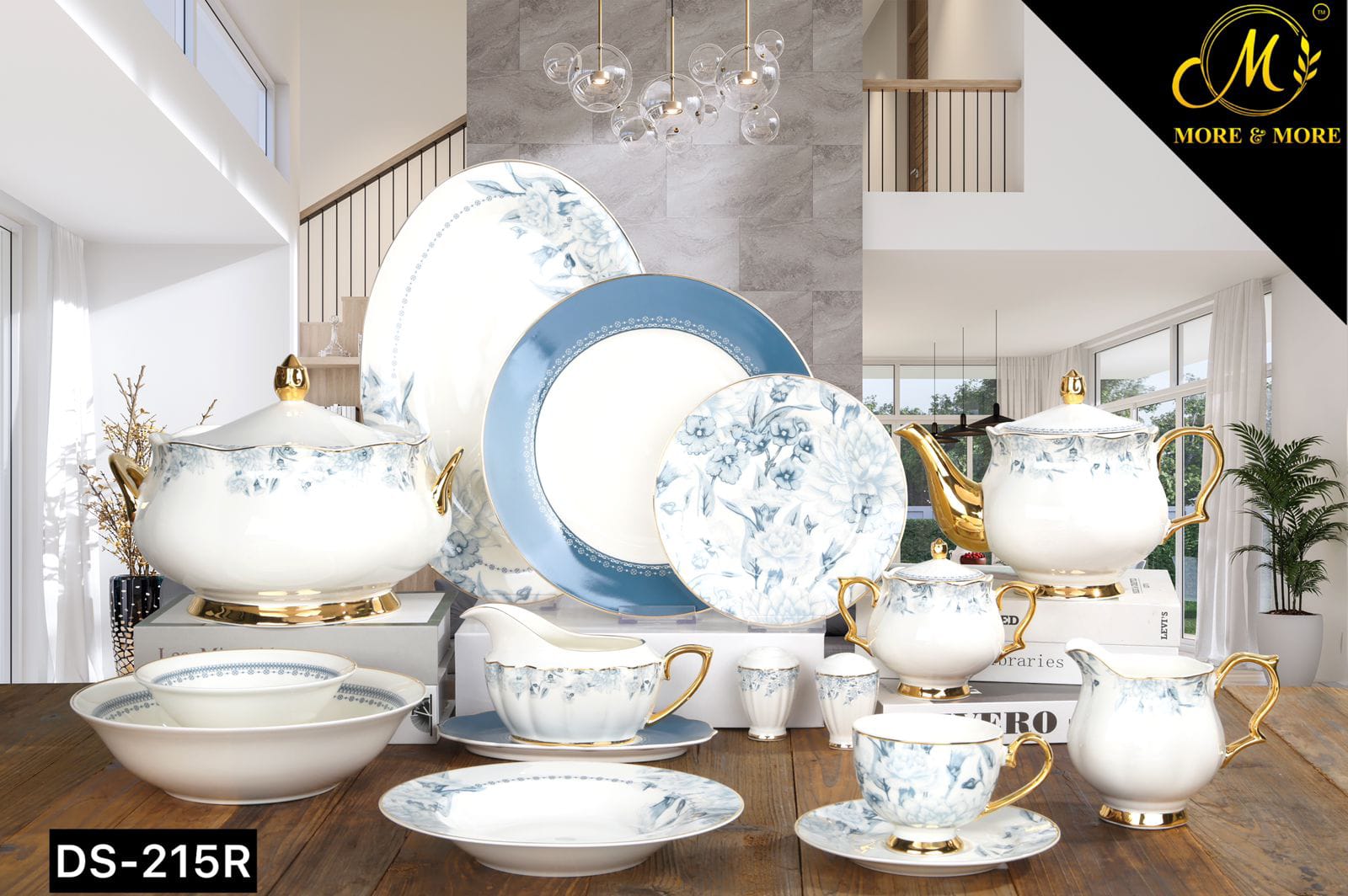 Johnson Bros Style Dinner Set_Made In China in Super Bone China Material_More & More Crockery