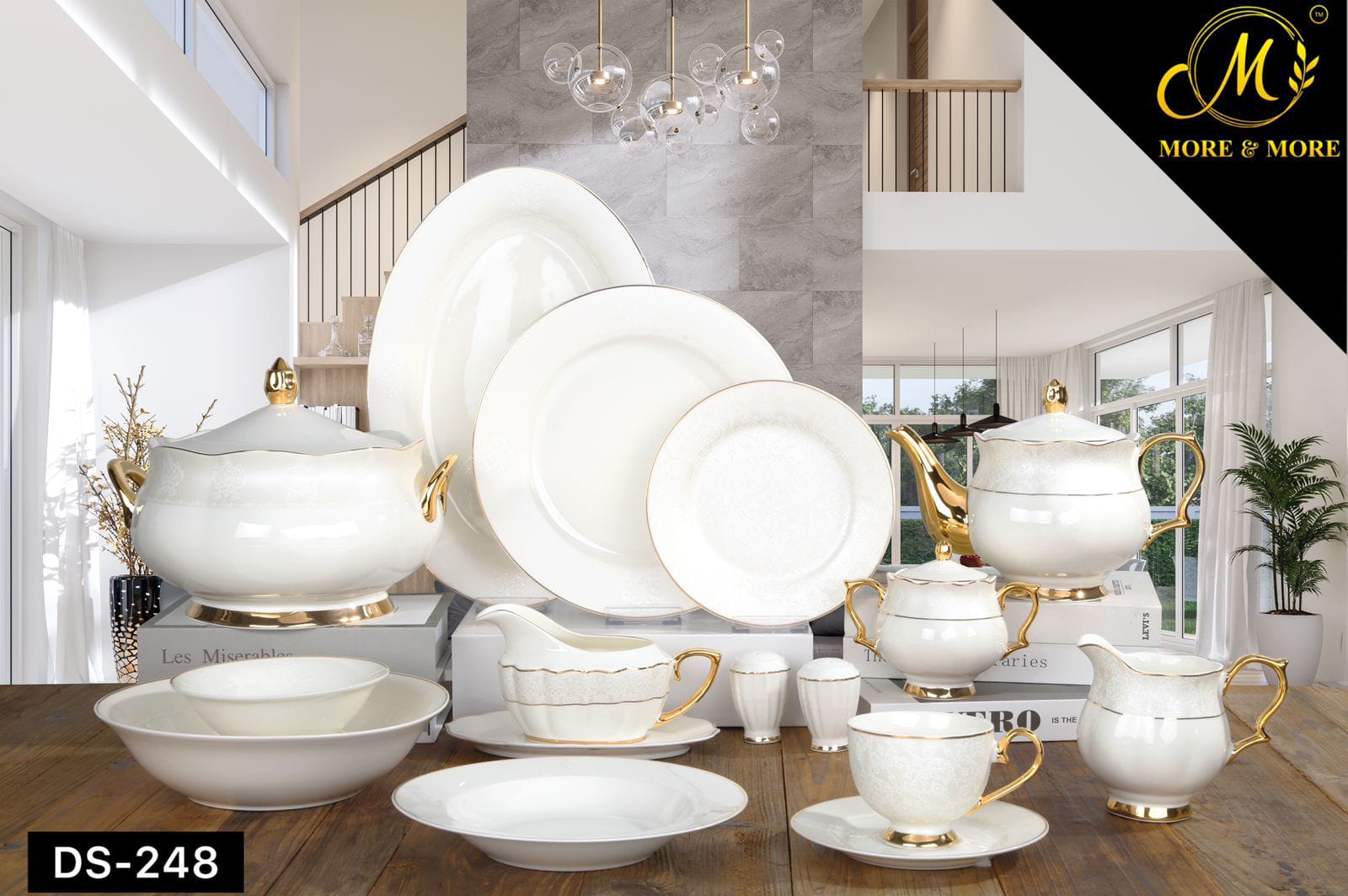 Johnson Bros Style Dinner Set_Made In China in Super Bone China Material_More & More Crockery